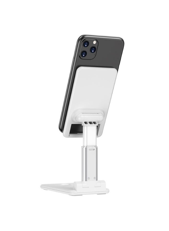 لاميكول حامل هاتف قابل للتعديل من الألومنيوم DP05 - حامل مكتبي قابل للطي والدوران 270 درجة وتعديل الارتفاع للهواتف والأجهزة اللوحية حتى 9.7 بوصة - متوافق مع iPhone 15 Pro Max وGalaxy S24 Ultra وiPad Mini وغيرها - Image 2